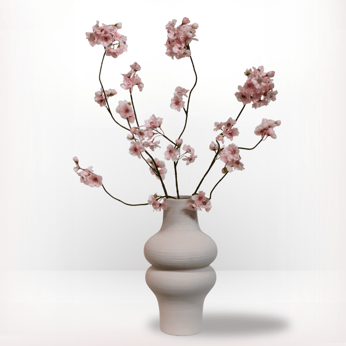 Kunstbloemen boeket bloesem roze