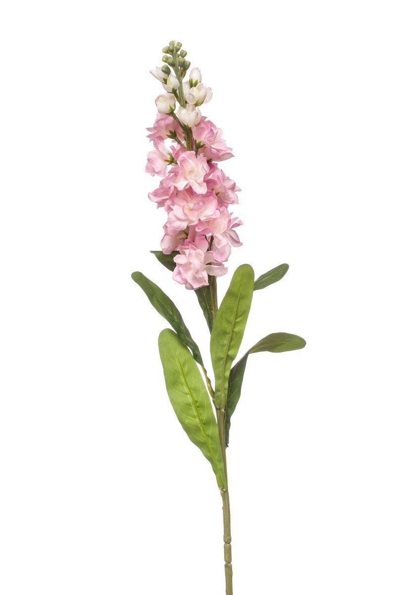Matthiola roze kunstbloem 80 cm