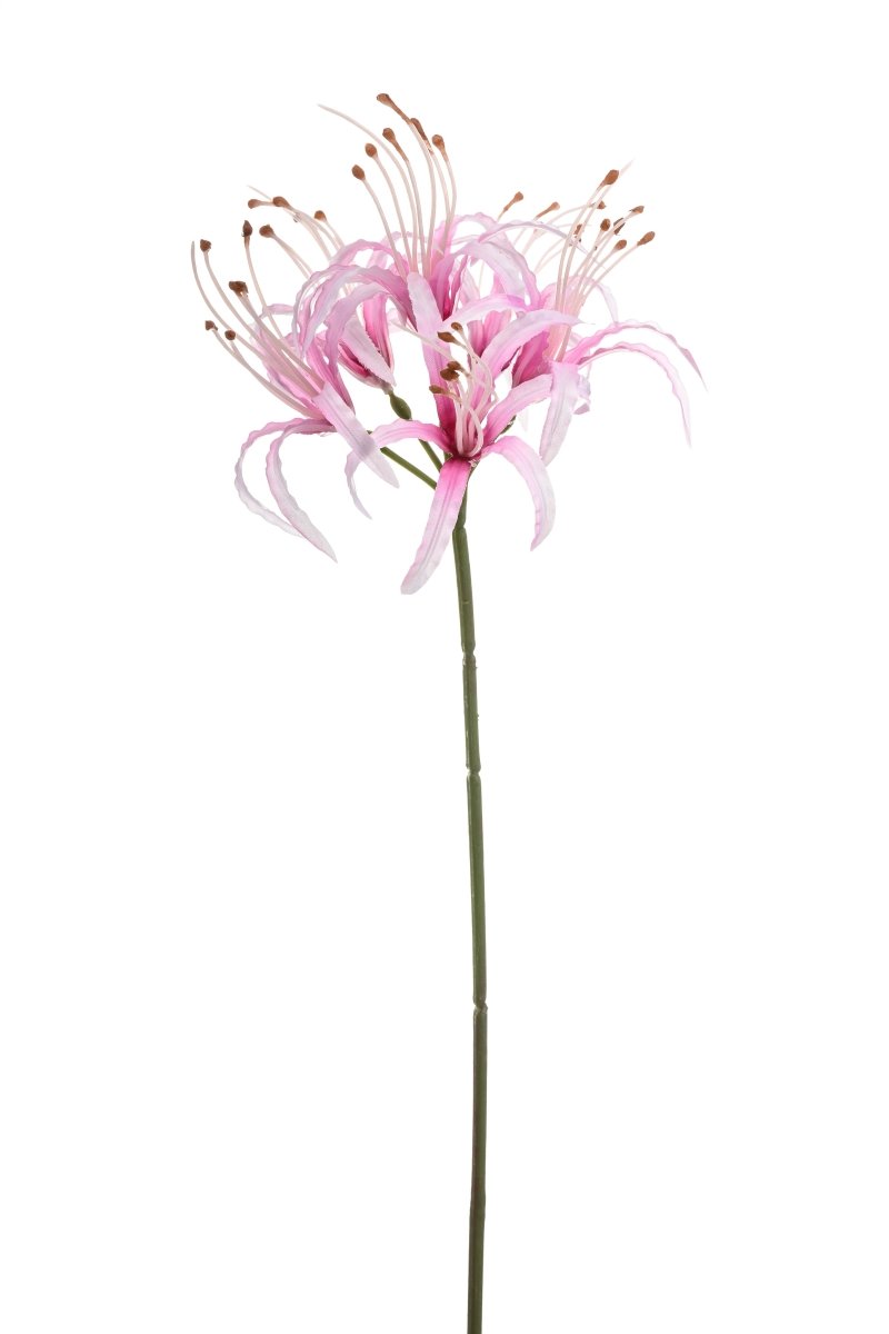 nerine roze kunstbloem 63 cm