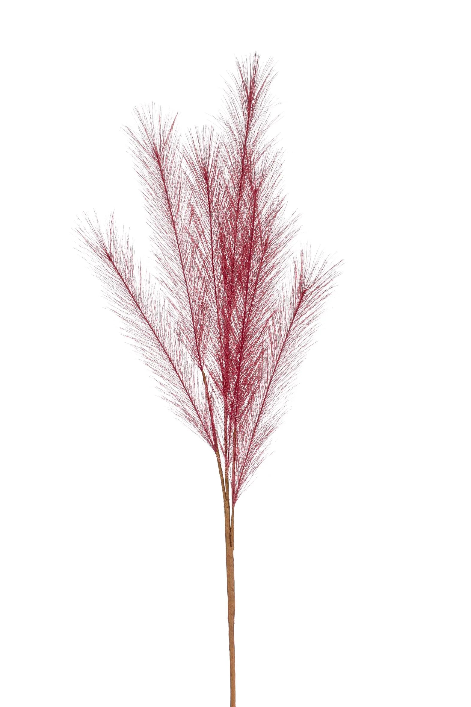 Pampas rode kunstbloem 68 cm – perfect voor een kunstbloemen boeket of los in de vaas met zijden bloemen. 