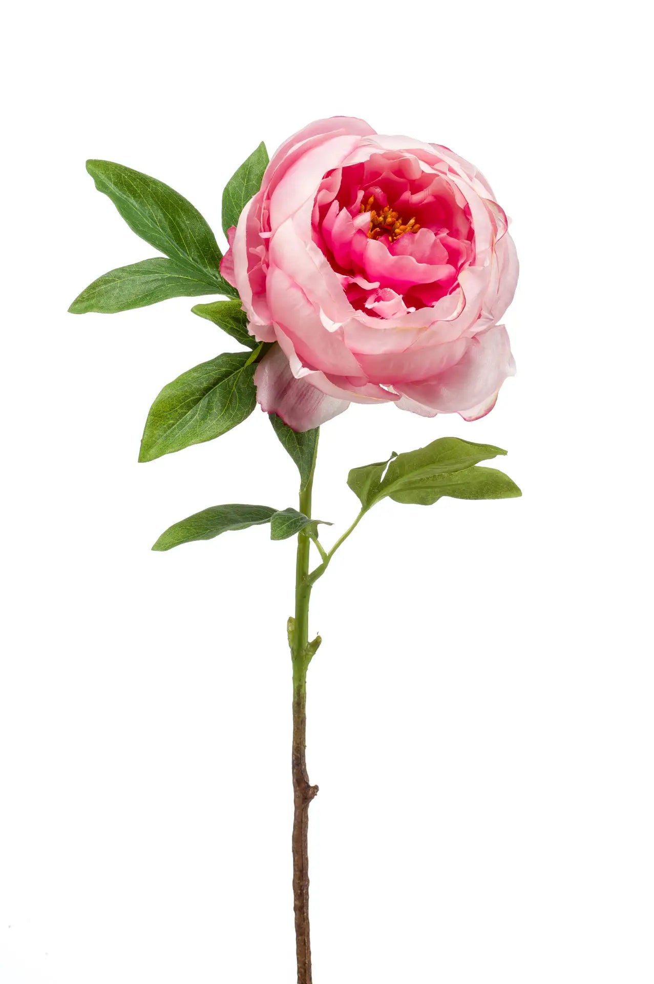 Pioen roze kunstbloem 63 cm – perfect voor een kunstbloemen boeket of los in de vaas met zijden bloemen.
