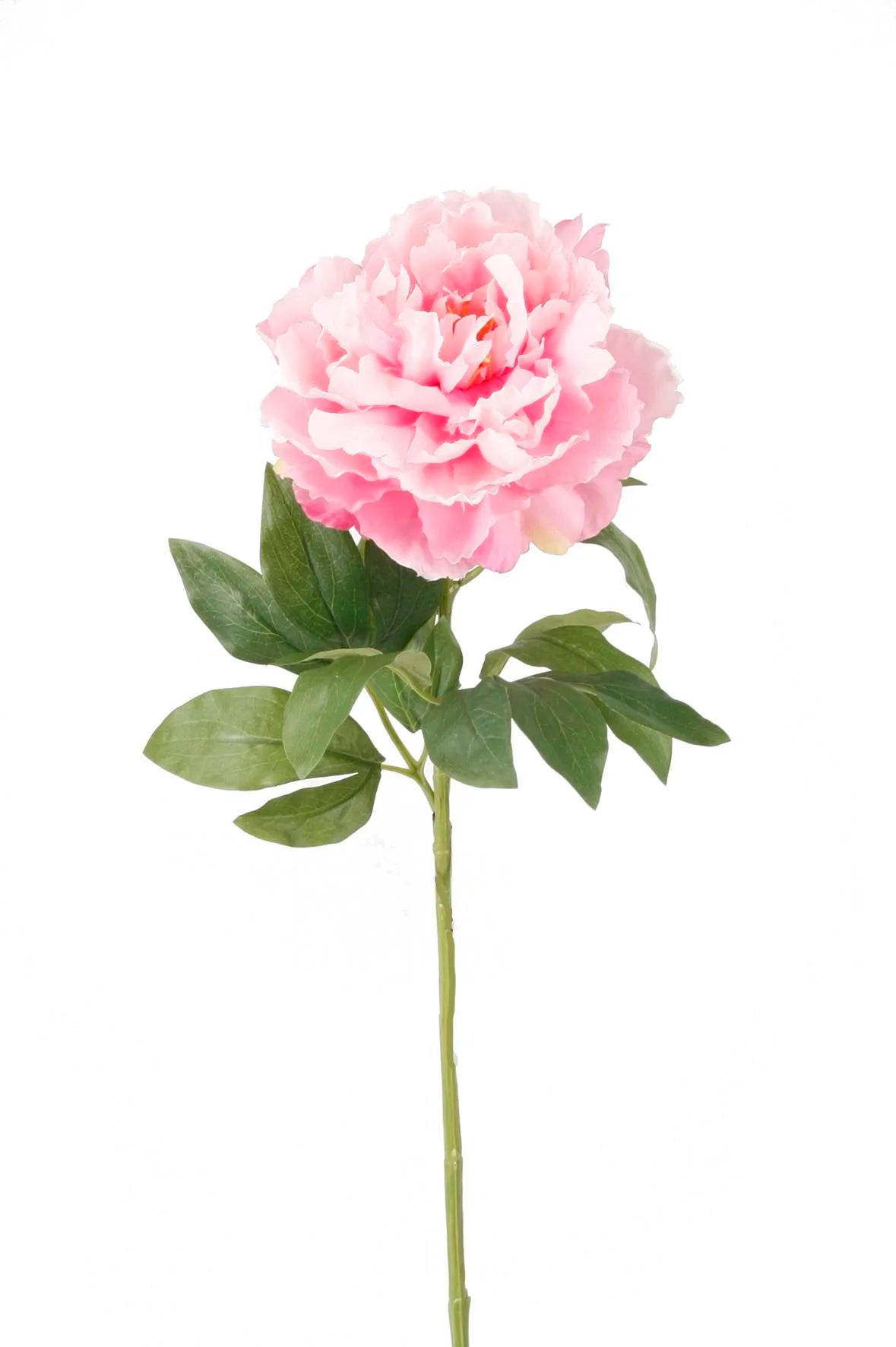 Pioen roze kunstbloem 65 cm – perfect voor een kunstbloemen boeket of los in de vaas met zijden bloemen.
