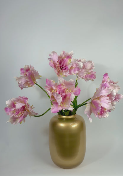 Kunsttulpen papagaai 7 stuks roze