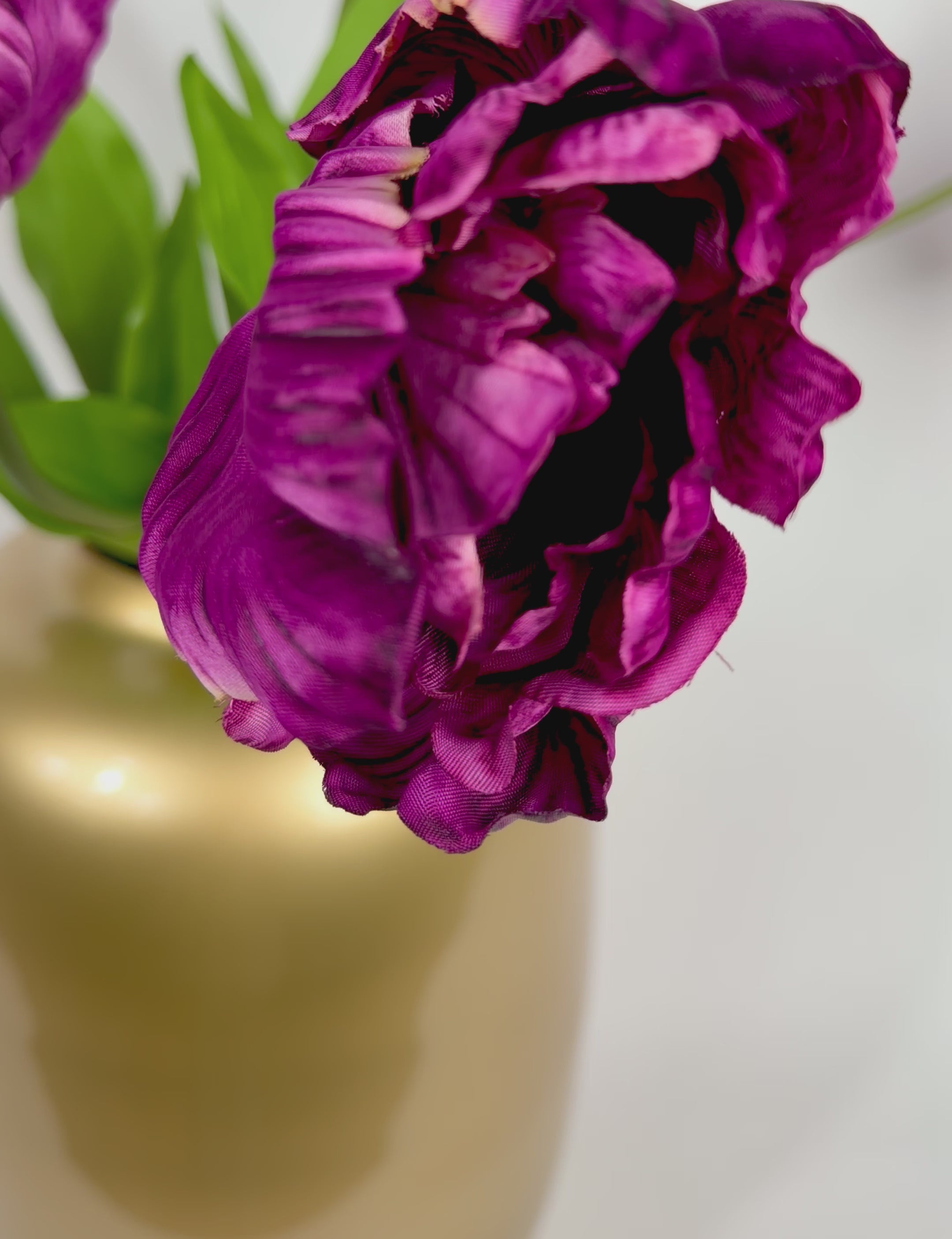 Kunsttulpen 7 stuks paars