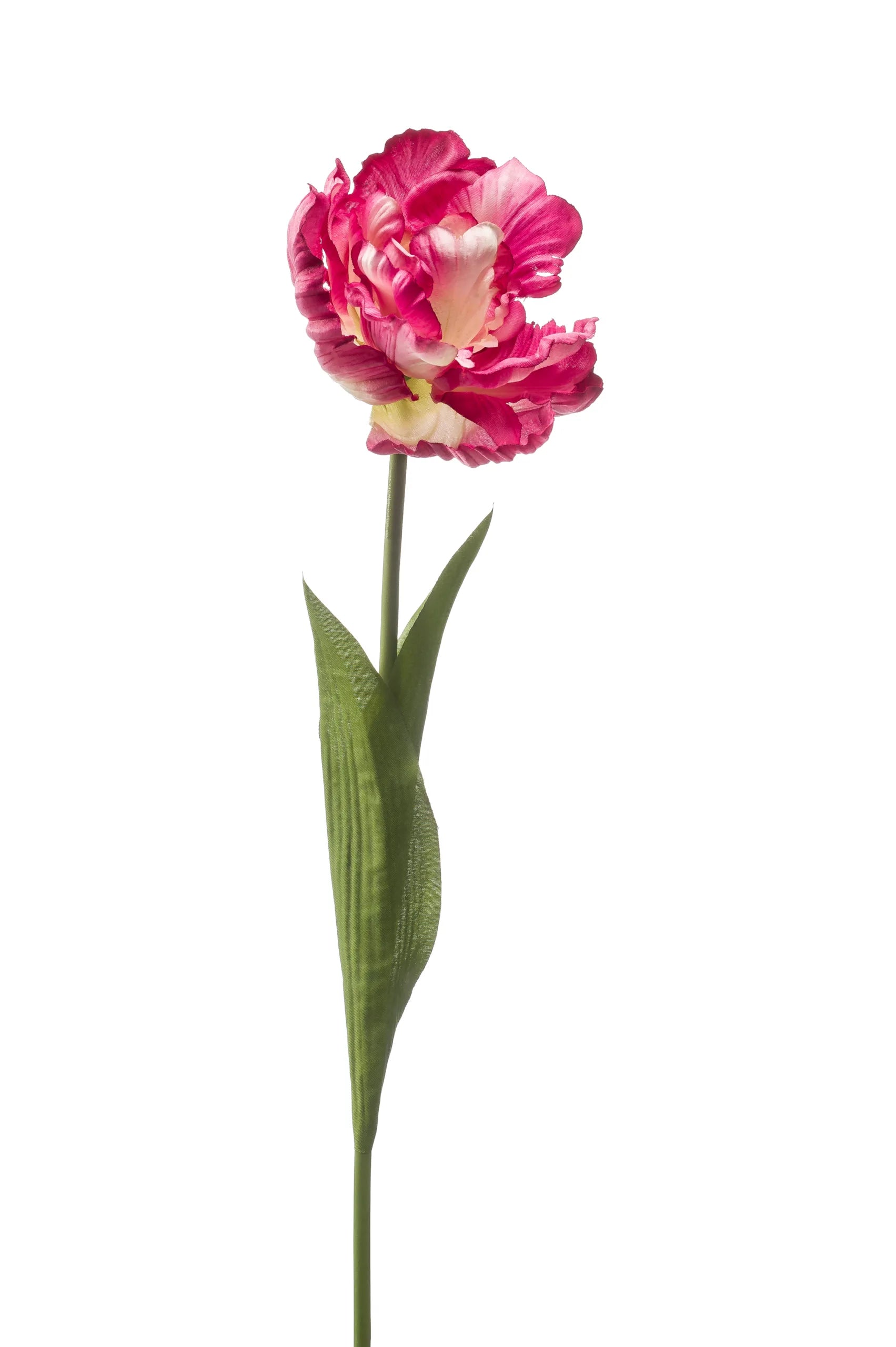 Tulp donkerroze kunstbloem 66 cm – perfect voor een kunstbloemen boeket of los in de vaas met zijden bloemen.