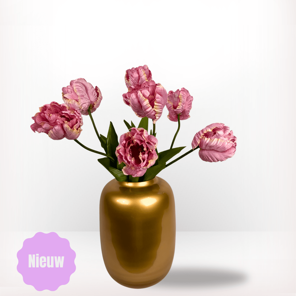 Kunsttulpen 7 stuks roze